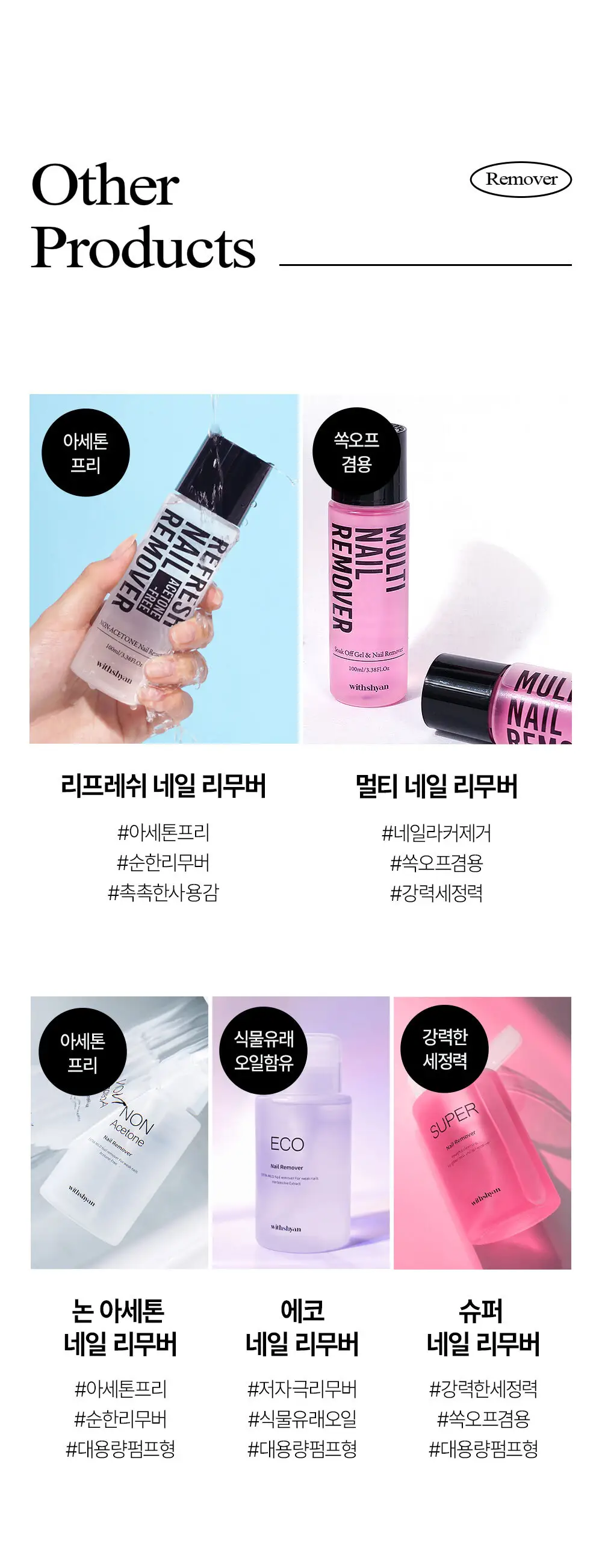 [강력] 위드샨 슈퍼 네일 리무버 200ml 상세페이지 10